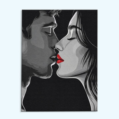 Red Kiss | Paint by Numbers Kit
