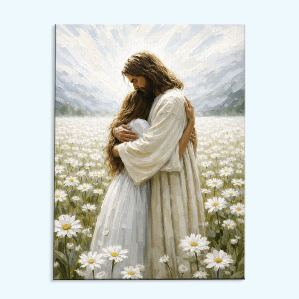 Jesus Hugging a Woman | Paint by Numbers Kit