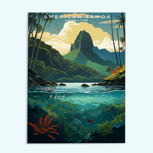 American Samoa National Park | Paint by Numbers Kit