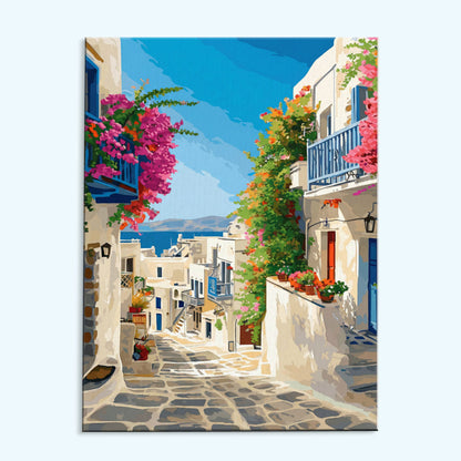 Aegean Path | Paint by Numbers Kit