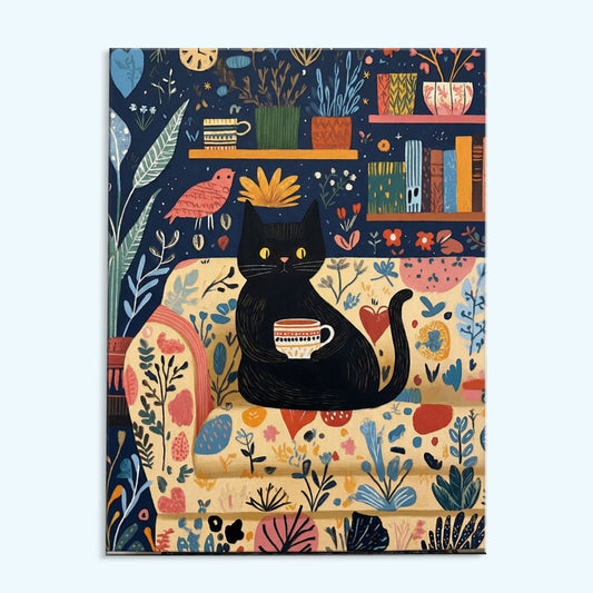 Coffee Cat | Paint by Numbers Kit