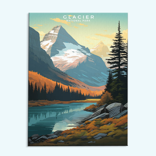 Glacier National Park | Paint by Numbers Kit