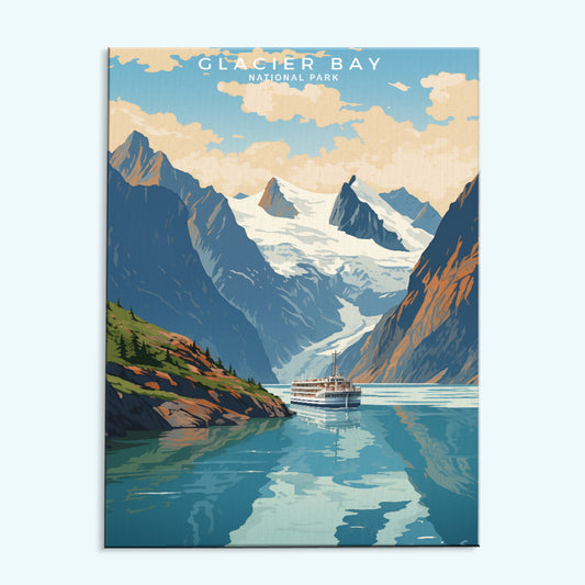 Glacier Bay National Park | Paint by Numbers Kit