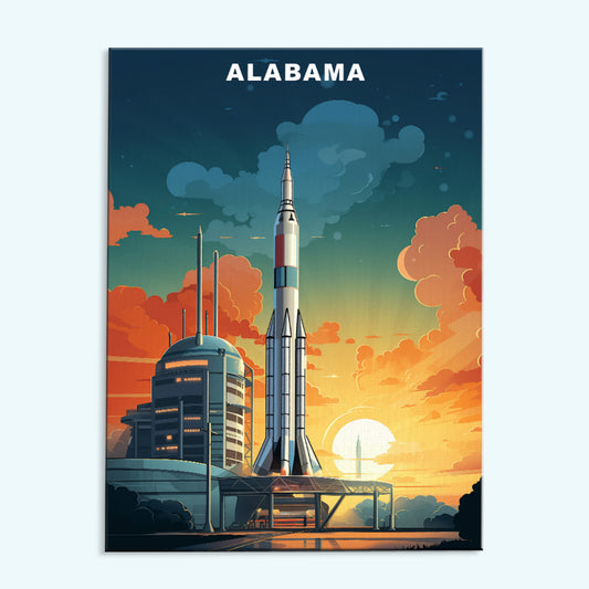 Alabama U.S. State | Paint by Numbers Kit