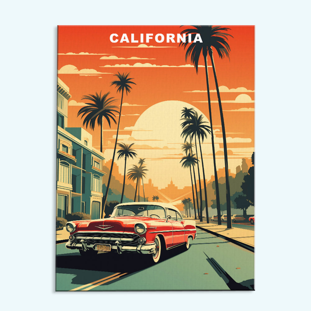 California U.S. State | Paint by Numbers Kit