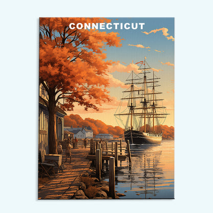 Connecticut U.S. State | Paint by Numbers Kit