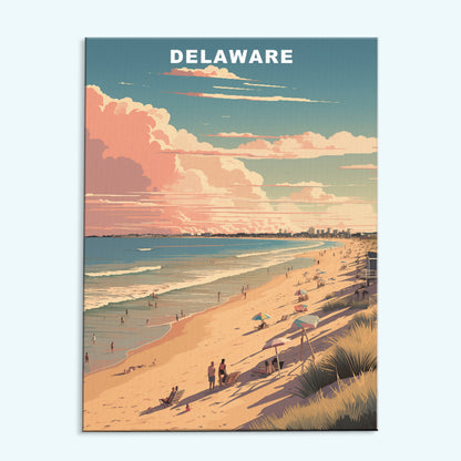 Delaware U.S. State | Paint by Numbers Kit