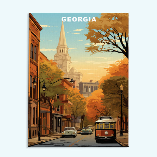 Georgia U.S. State | Paint by Numbers Kit