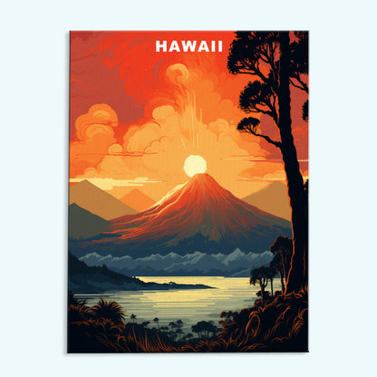 Hawaii U.S. State | Paint by Numbers Kit