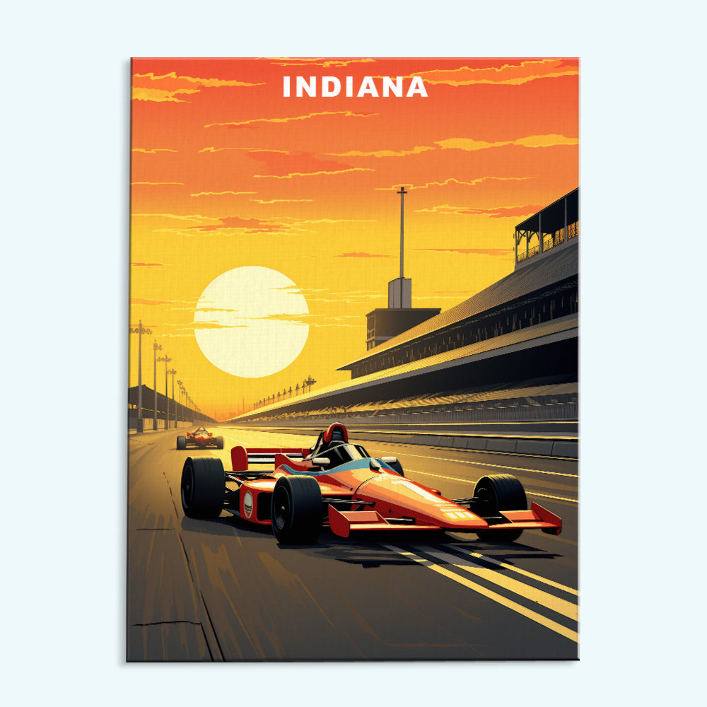 Indiana U.S. State | Paint by Numbers Kit