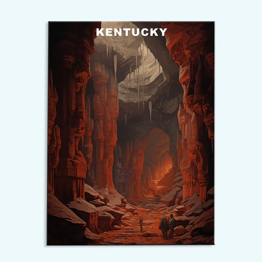 Kentucky U.S. State | Paint by Numbers Kit