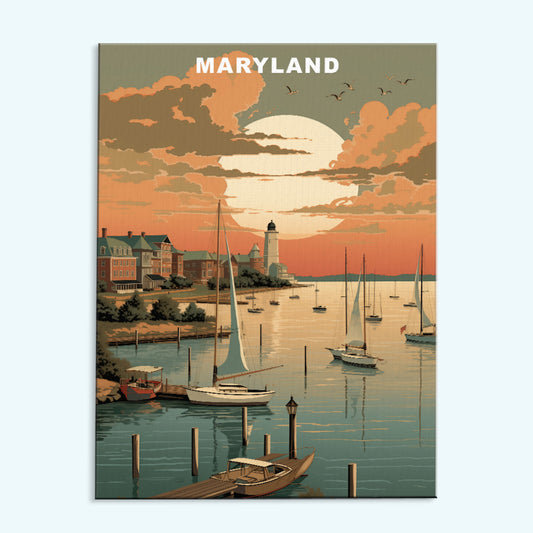 Maryland U.S. State | Paint by Numbers Kit