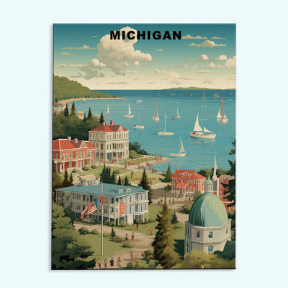 Michigan U.S. State | Paint by Numbers Kit