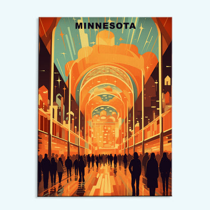 Minnesota U.S. State | Paint by Numbers Kit