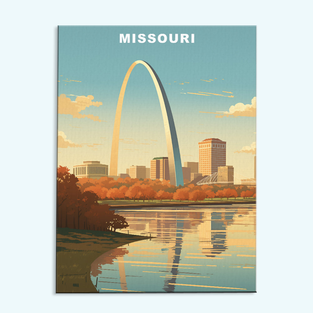 Missouri U.S. State | Paint by Numbers Kit