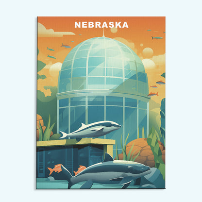 Nebraska U.S. State | Paint by Numbers Kit