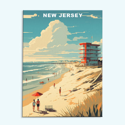 New Jersey U.S. State | Paint by Numbers Kit