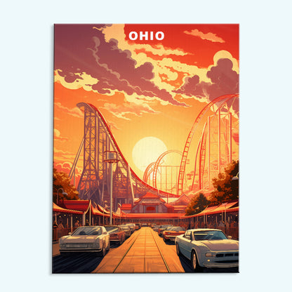 Ohio U.S. State | Paint by Numbers Kit