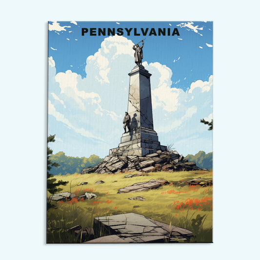 Pennsylvania U.S. State | Paint by Numbers Kit