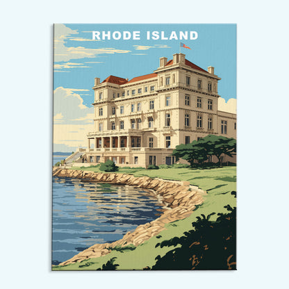 Rhode Island U.S. State | Paint by Numbers Kit