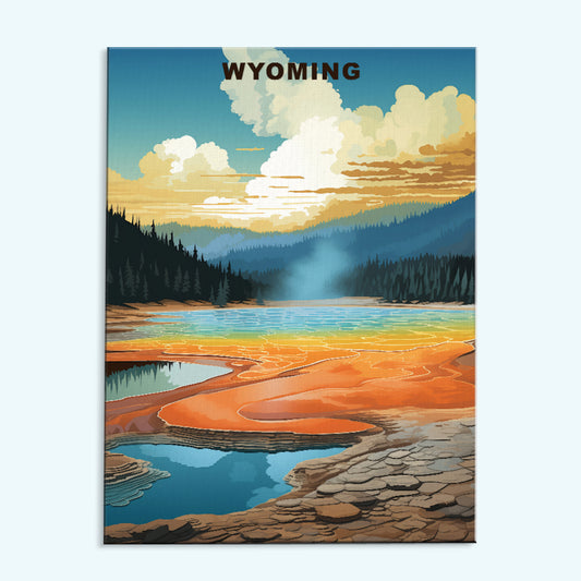 Wyoming U.S. State | Paint by Numbers Kit