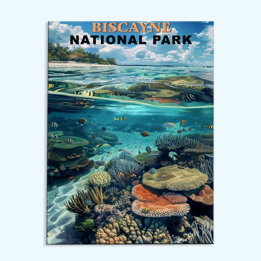 Biscayne National Park Vintage | Paint by Numbers Kit