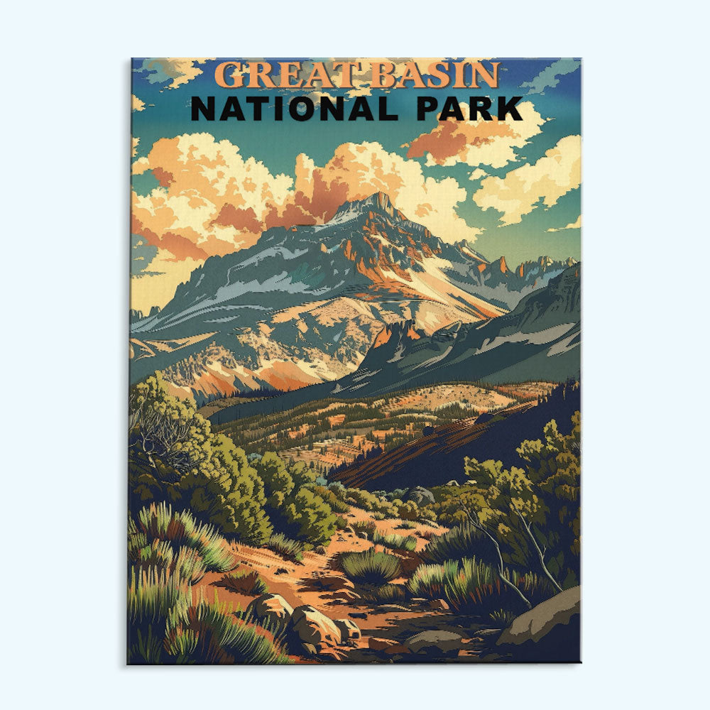 Great Basin National Park Vintage | Paint by Numbers Kit