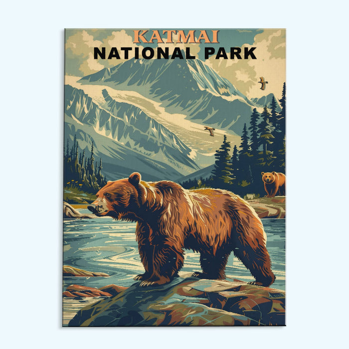 Katmai National Park Vintage