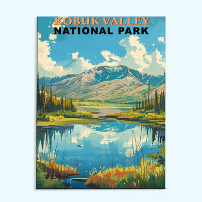 Kobuk Valley National Park Vintage | Paint by Numbers Kit