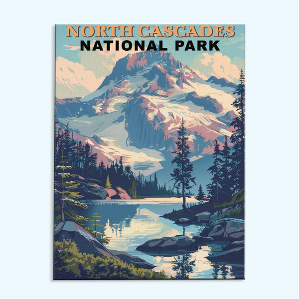 North Cascades National Park Vintage