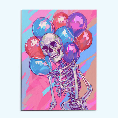 Balloon Skeleton | Paint by Numbers Kit