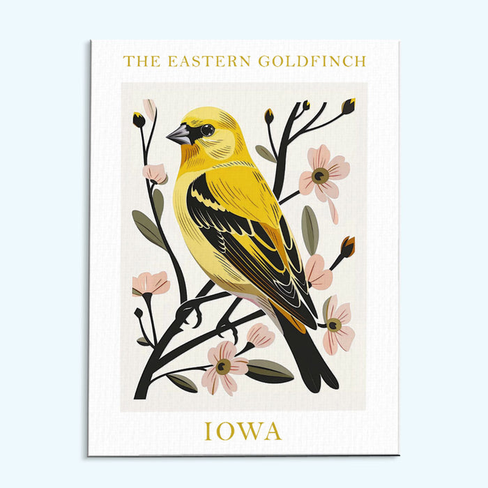 Iowa State Bird Eastern Goldfinch