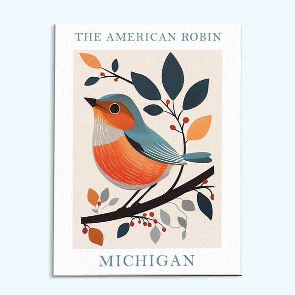 Michigan State Bird American Robin