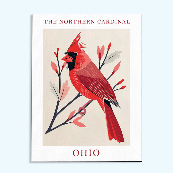 Ohio State Bird Roter Kardinal