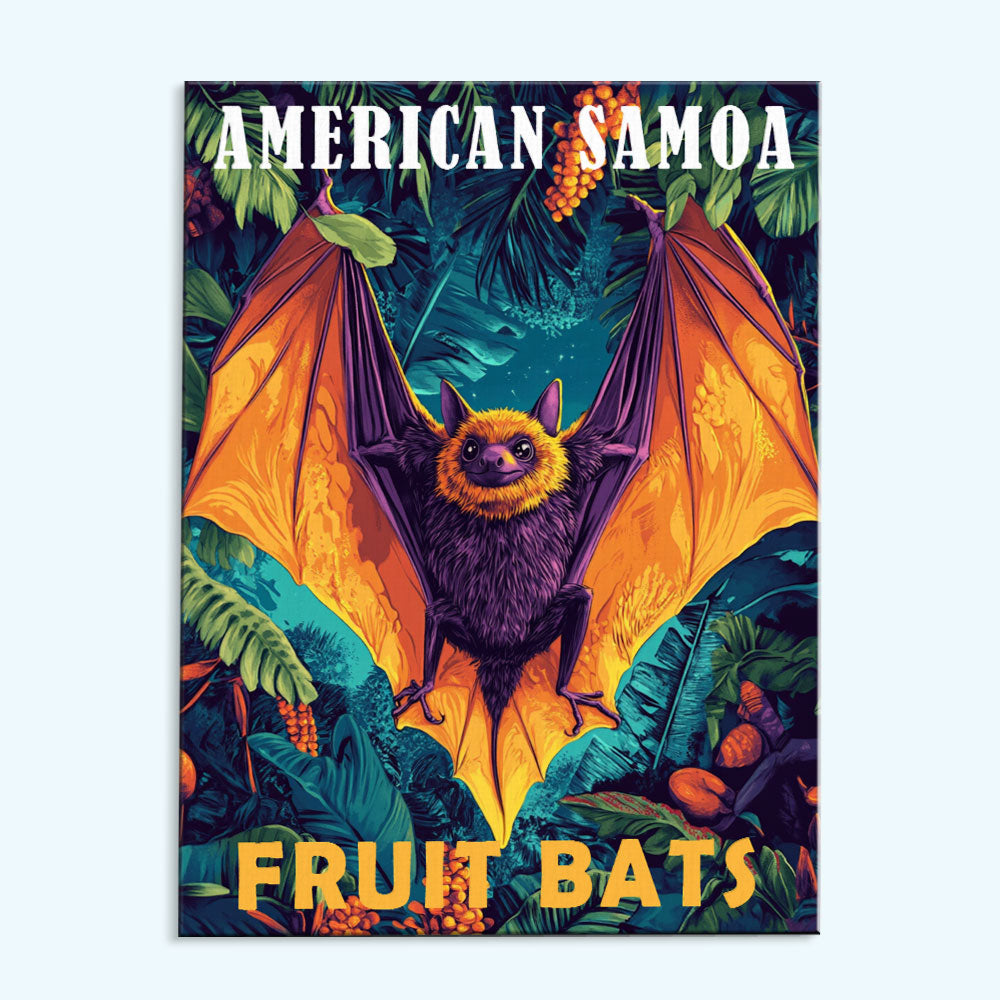 American Samoa National Park Animal | Paint by Numbers Kit