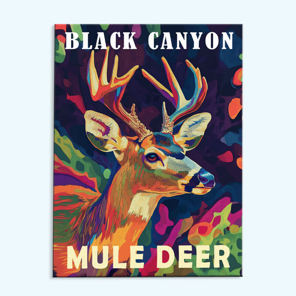 Black Canyon of The Gunnison National Park Animal | Paint by Numbers Kit