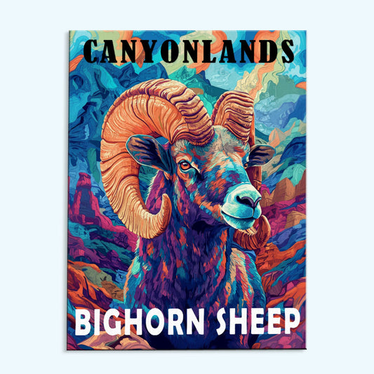 Canyon Lands National Park Animal | Paint by Numbers Kit