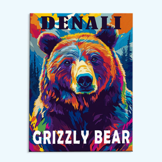 Denali National Park Animal | Paint by Numbers Kit