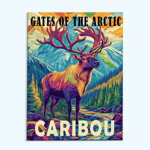 Gates of The Arctic National Park Animal | Paint by Numbers Kit