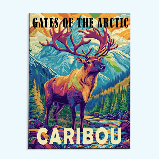 Gates of The Artic National Park Animal | Paint by Numbers Kit