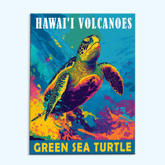 Hawai'i Volcanoes National Park Animal | Paint by Numbers Kit