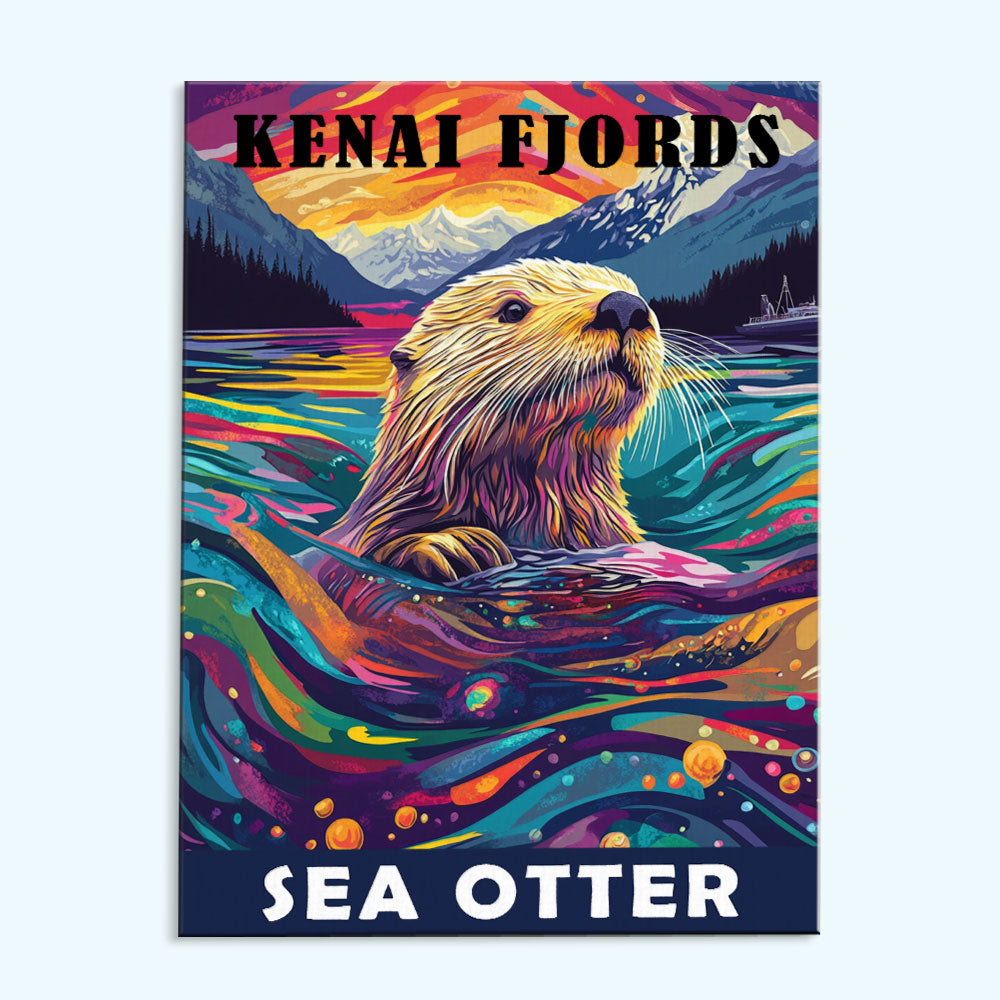 Kenai Fjords National Park Animal | Paint by Numbers Kit