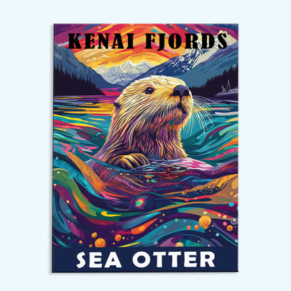 Kenai Fjords National Park Animal | Paint by Numbers Kit