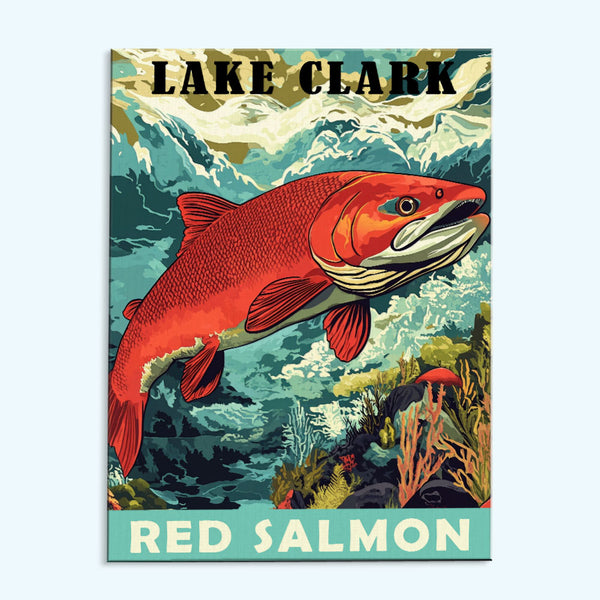 Lake Clark National Park Animal | Paint by Numbers Kit