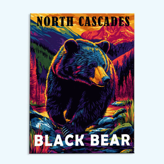 North Cascades National Park Animal | Paint by Numbers Kit