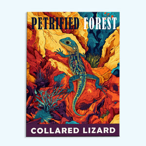 Petrified Forest Nationalpark Tier | Malen nach Zahlen Set