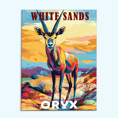 White Sands National Park Animal | Paint by Numbers Kit