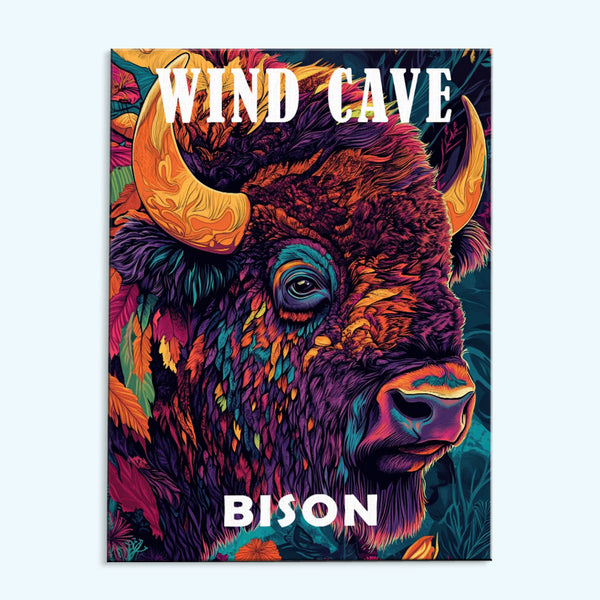 Wind Cave Nationalpark Tier | Malen nach Zahlen Set