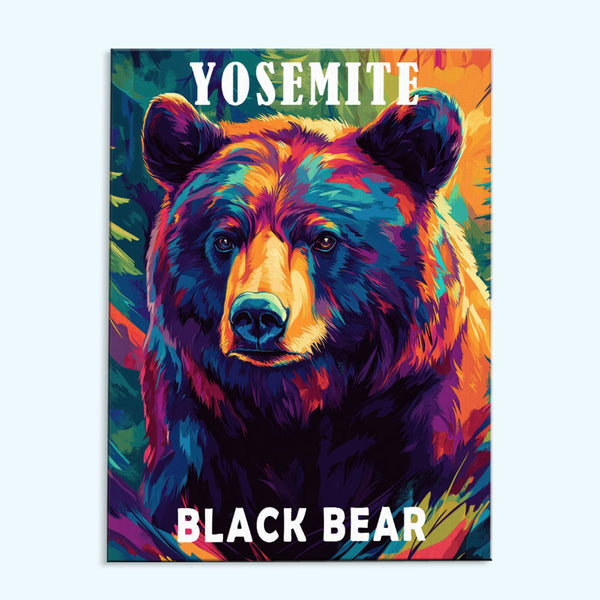 Yosemite-Nationalpark-Tier | Malen nach Zahlen-Set