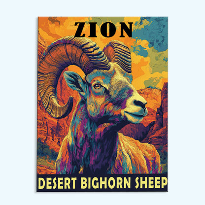 Zion National Park Animal | Paint by Numbers Kit